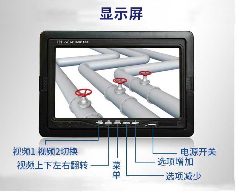 工業管道內窺鏡***清顯示屏