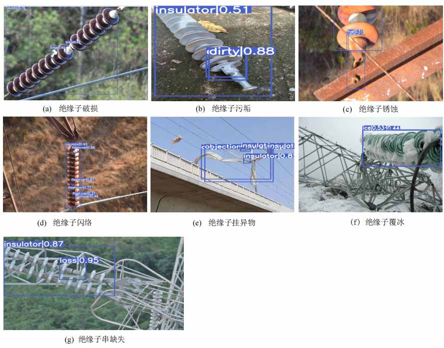 檢測的缺陷類型圖